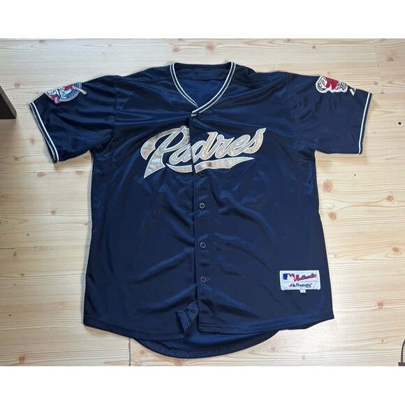 San Diego Padres Jersey Size 52 40th Anniversary Majestic #33 Richard